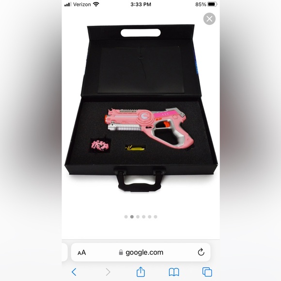 COPY - Dynasty Toys Laser Tag Blaster and Robot Nano Bug Striker Pack- Pink - Picture 3 of 6